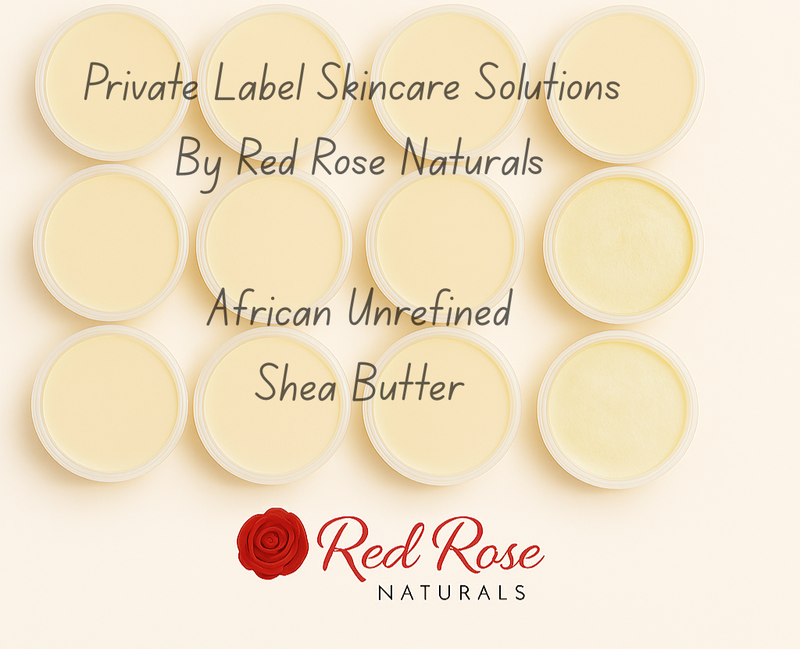 Wholesale Raw Shea Butter *Retail Ready Jars* | Private Label| 20 Jars - 100 Jars| African Unrefined Shea Butter