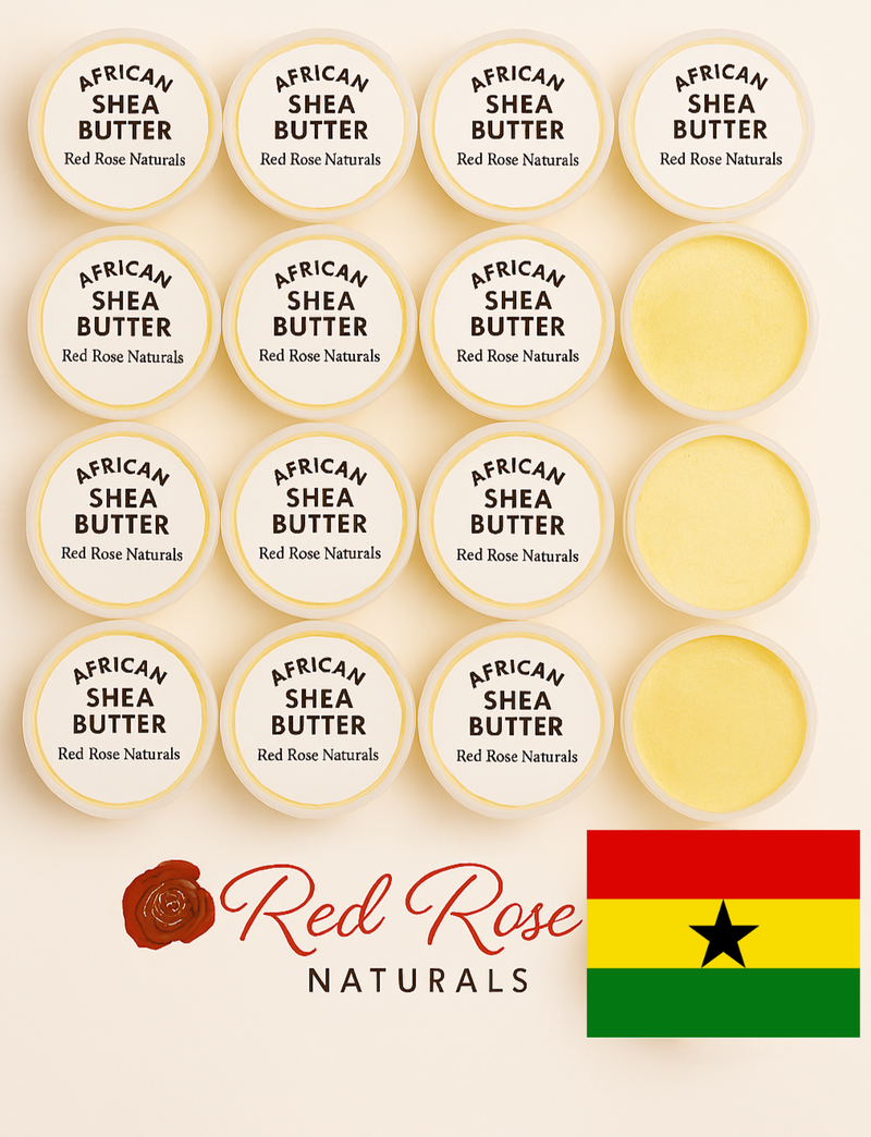 Wholesale Raw Shea Butter *Retail Ready Jars* | Private Label| 20 Jars - 100 Jars| African Unrefined Shea Butter