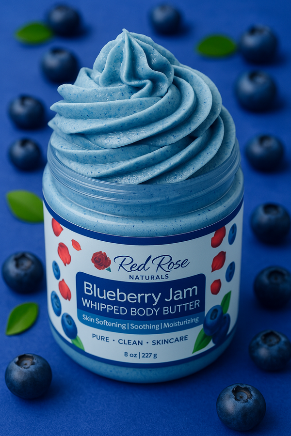 Blueberry Jam Whipped Body Butter 8 oz (larger size)