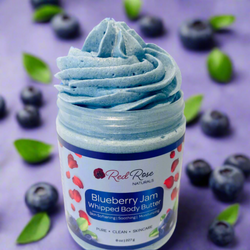 Blueberry Jam Whipped Body Butter 8 oz (larger size)